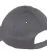 Port & Company YCP80 - Youth Six-Panel Twill Cap Charcoal back view