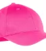 Port & Company YCP80 - Youth Six-Panel Twill Cap Neon Pink front view