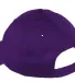 Port & Company YCP80 - Youth Six-Panel Twill Cap Purple back view