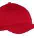 Port & Company YCP80 - Youth Six-Panel Twill Cap Red front view