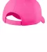 Port & Co C914 mpany   Six-Panel Unstructured Twil Neon Pink back view