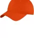 Port & Co C914 mpany   Six-Panel Unstructured Twil Orange front view