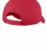 Port & Co C914 mpany   Six-Panel Unstructured Twil Red back view