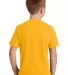 Port & Company PC450Y Youth Fan Favorite Tee Bright Gold back view