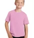 Port & Company PC450Y Youth Fan Favorite Tee Candy Pink front view