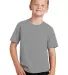 Port & Company PC450Y Youth Fan Favorite Tee Medium Grey front view