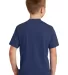 Port & Company PC450Y Youth Fan Favorite Tee Team Navy back view