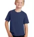 Port & Company PC450Y Youth Fan Favorite Tee Team Navy front view