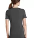 Port & Co LPC381V mpany   Ladies Performance Blend Charcoal back view