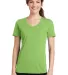 Port & Co LPC381V mpany   Ladies Performance Blend Lime front view