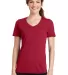 Port & Co LPC381V mpany   Ladies Performance Blend Red front view