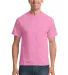 Port & Co PC55T mpany   Tall Core Blend Tee Candy Pink front view