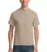 Port & Co PC55T mpany   Tall Core Blend Tee Desert Sand front view