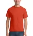 Port & Co PC55T mpany   Tall Core Blend Tee Orange front view