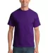 Port & Co PC55T mpany   Tall Core Blend Tee Purple front view
