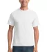 Port & Co PC55T mpany   Tall Core Blend Tee White front view