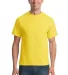 Port & Co PC55T mpany   Tall Core Blend Tee Yellow front view