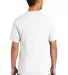 Port & Co PC55T mpany   Tall Core Blend Tee White back view
