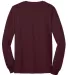 Port & Co PC55LST mpany   Tall Long Sleeve Core Bl Athletic Marn back view