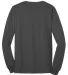 Port & Co PC55LST mpany   Tall Long Sleeve Core Bl Charcoal back view
