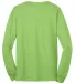 Port & Co PC55LST mpany   Tall Long Sleeve Core Bl Lime back view