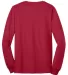 Port & Co PC55LST mpany   Tall Long Sleeve Core Bl Red back view