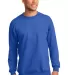 Port & Company PC90T Tall Essential Fleece Crewnec Royal front view