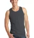 Port & Co PC099TT mpany   Pigment-Dyed Tank Top Coal front view