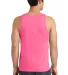 Port & Co PC099TT mpany   Pigment-Dyed Tank Top Neon Pink back view