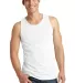 Port & Co PC099TT mpany   Pigment-Dyed Tank Top White front view