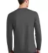 Port & Company PC450LS Long Sleeve Fan Favorite Te Dark Hthr Grey back view