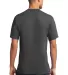 Port & Co PC54V mpany   Core Cotton V-Neck Tee Charcoal back view