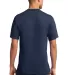 Port & Co PC54V mpany   Core Cotton V-Neck Tee Navy back view