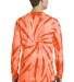 Port & Co PC147LS mpany   Tie-Dye Long Sleeve Tee Orange back view