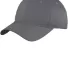 Port & Company YC914 Youth Six-Panel Unstructured  Charcoal front view