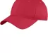 Port & Company YC914 Youth Six-Panel Unstructured  Red front view
