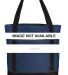 Port & Co BG118 Port Authority   Tote Cooler Navy front view
