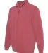 Comfort Colors Quarter Zip 1580 Sweatshirt Crimson side view