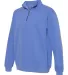Comfort Colors Quarter Zip 1580 Sweatshirt Flo Blue side view