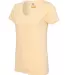 Comfort Colors 3199 Women's V-Neck Tee Butter side view