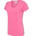 Comfort Colors 3199 Women's V-Neck Tee Crunchberry side view