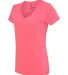 Comfort Colors 3199 Women's V-Neck Tee Watermelon side view