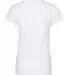 Comfort Colors 3199 Women's V-Neck Tee White back view