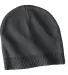 Port Authority CP95    100% Cotton Beanie Graphite front view