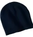 Port Authority CP95    100% Cotton Beanie Navy front view