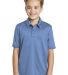 Port Authority Y540    Youth Silk Touch Performanc in Carolina blue front view
