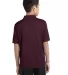 Port Authority Y540    Youth Silk Touch Performanc Maroon back view