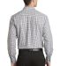 Port Authority S654    Long Sleeve Gingham Easy Ca in Black/charcoal back view