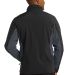 Port Authority J318    Core Colorblock Soft Shell  in Black/bat grey back view