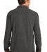 Port Authority F234    Heather Microfleece 1/2-Zip in Black char hea back view
